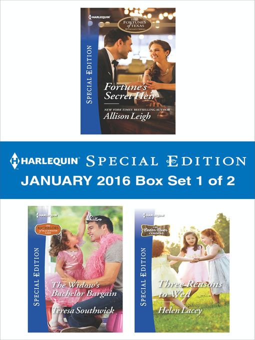 Title details for Harlequin Special Edition January 2016--Box Set 1 of 2 by Allison Leigh - Wait list